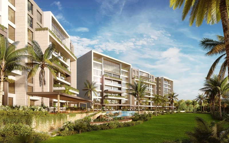 Golf &amp; lake view Condominium in Yucatan Country Club for sale, M&eacute;rida.