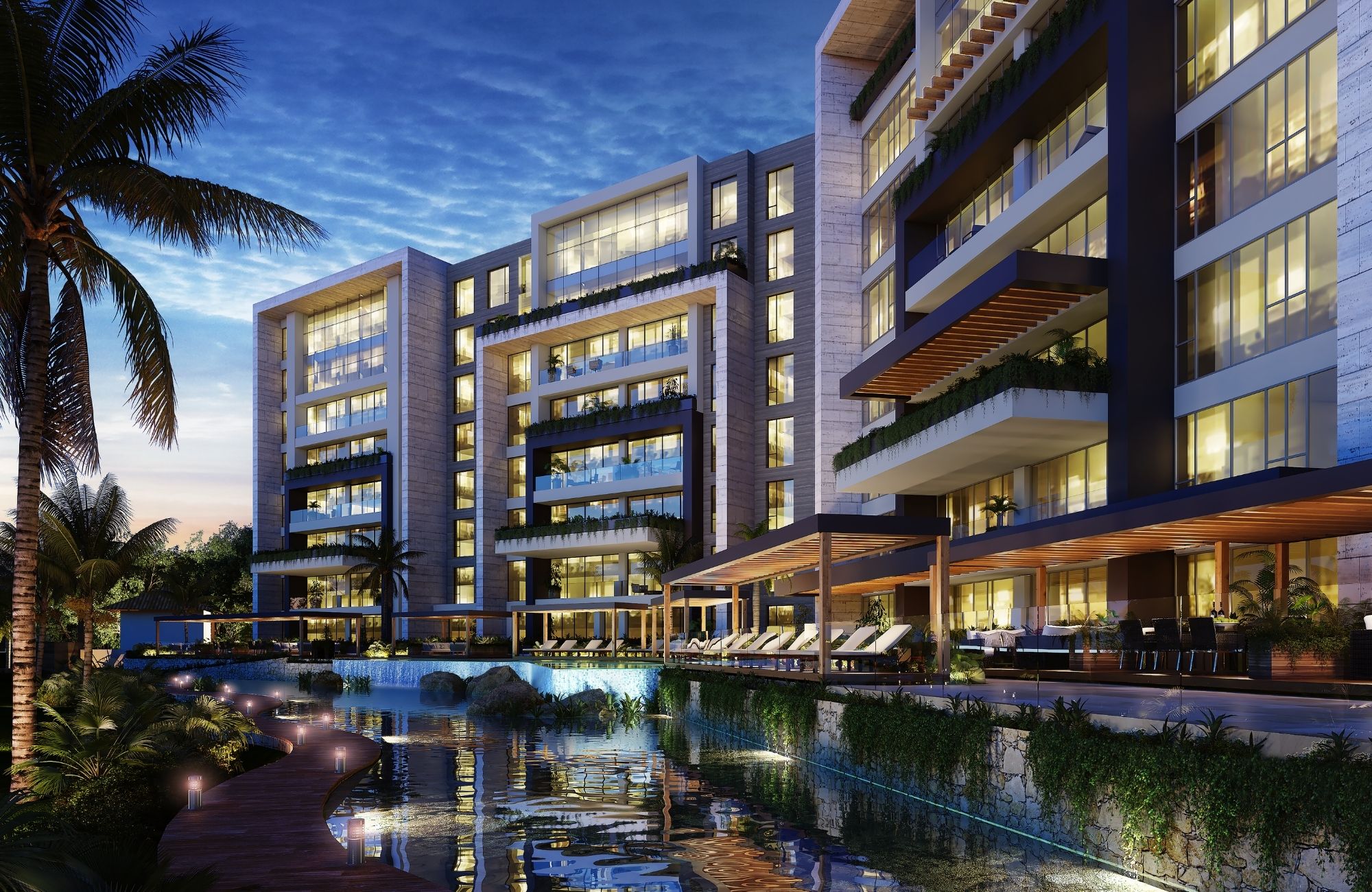 Condo, private pool, luxury amenities, for sale, Xcanat&uacute;n, M&eacute;rida.