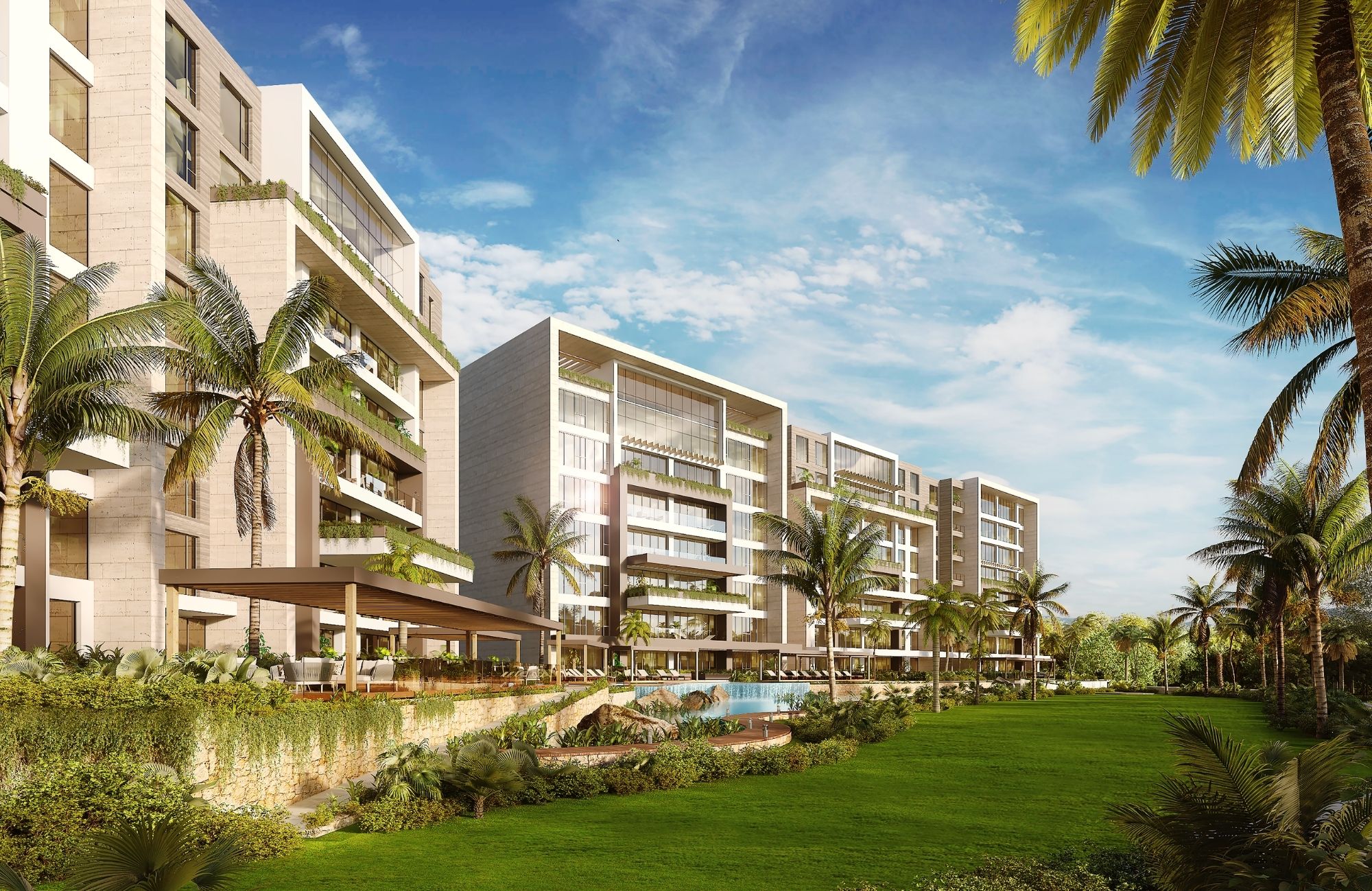 Condo, private pool, luxury amenities, for sale, Xcanat&uacute;n, M&eacute;rida.