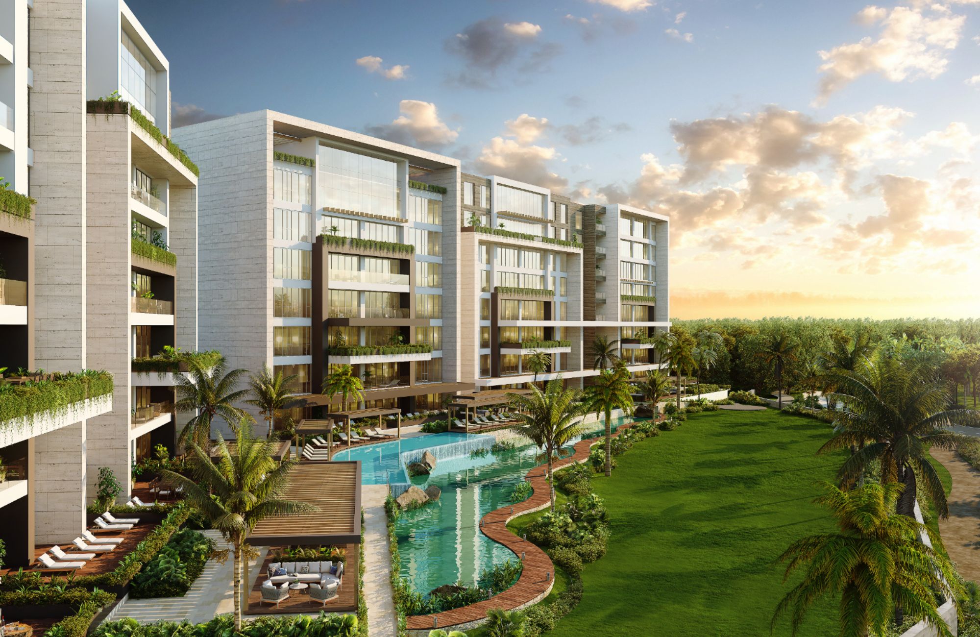 Condo, private pool, luxury amenities, for sale, Xcanat&uacute;n, M&eacute;rida.