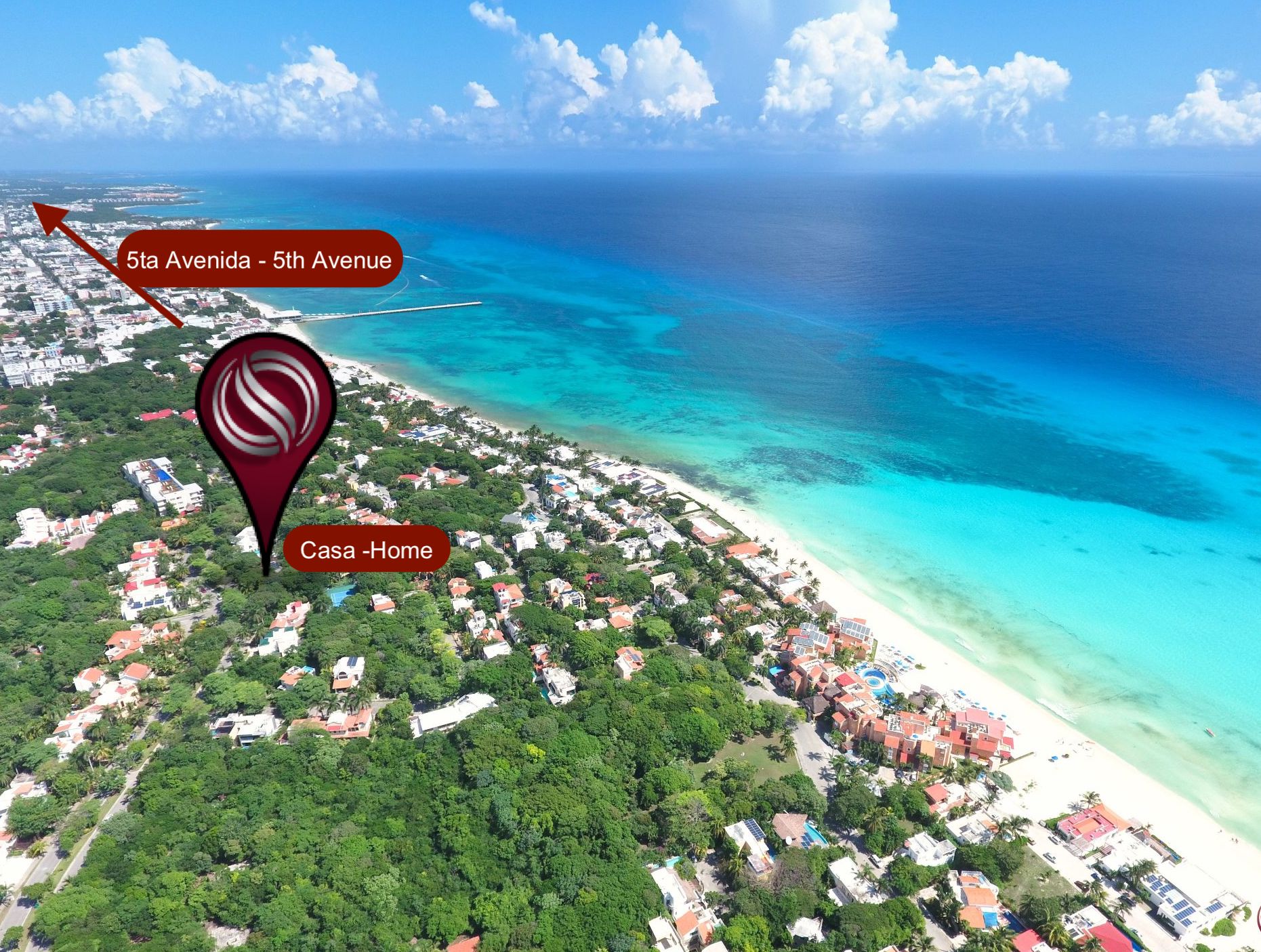 Luxury Villa with Golf Course Views for Sale, Corasol, Playa del Carmen