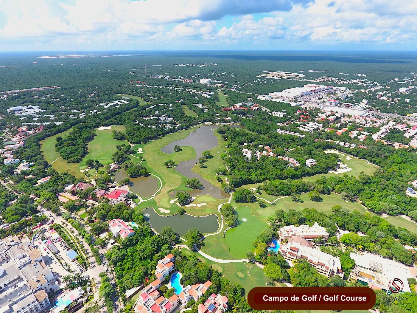 Luxury Villa with Golf Course Views for Sale, Corasol, Playa del Carmen