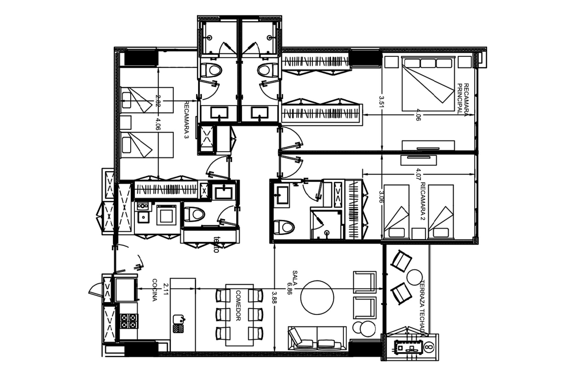 Condominio frente al mar con terraza privada en venta &ndash; San Benito, Yucat&aacute;n