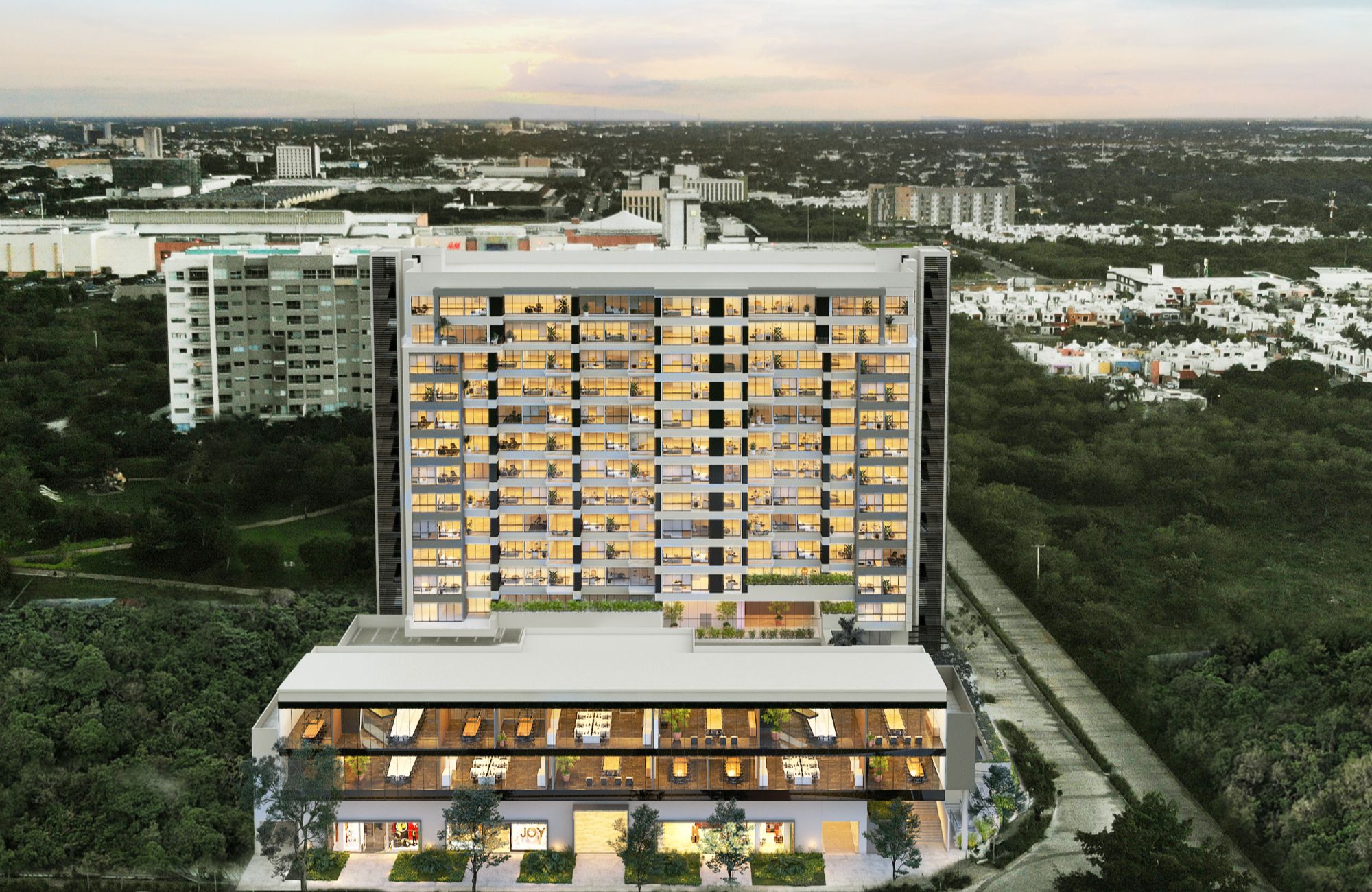 Apartment with 25 amenities, commercial area, dog park, for sale North Zone Merida