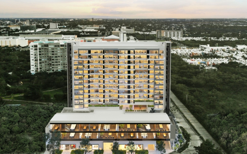 Penthouse with common pool, central park, lake, for sale, North Zone, M&eacute;rida