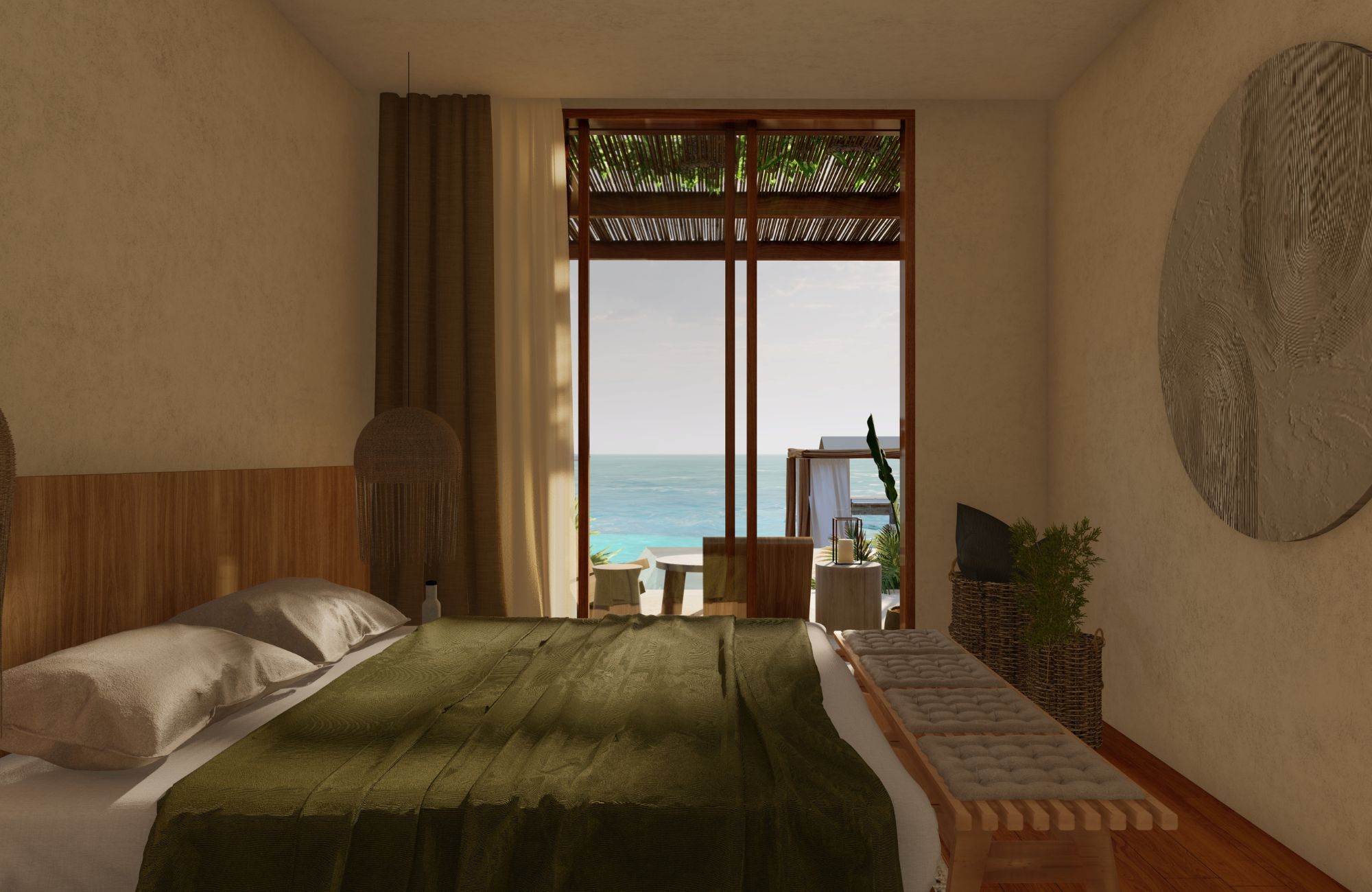 Beachfront condo, private jacuzzi, pool, pool bar, BBQ, for sale Tulum