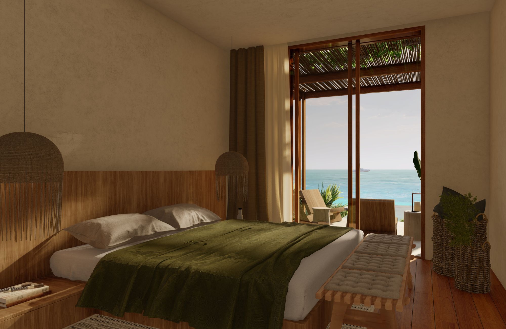 Condominium with pool and beach club, for sale, Tankah, Tulum