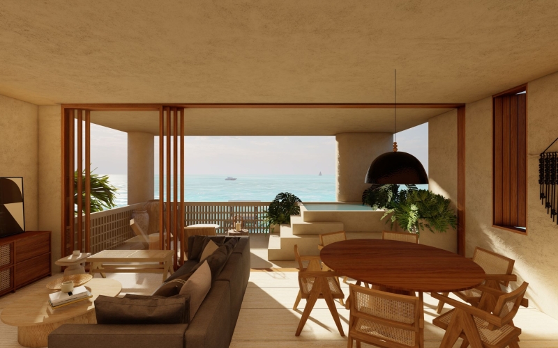 Penthouse with private pool, two levels, lock off, pre-sale Tulum.