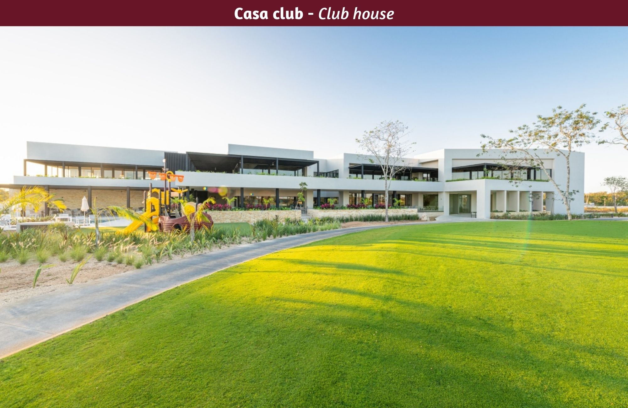 Land of 1,075 m2 i in a gated community with swimming pool, sports fields, pet park, games, spa, and much more amenities for sale in the Nor