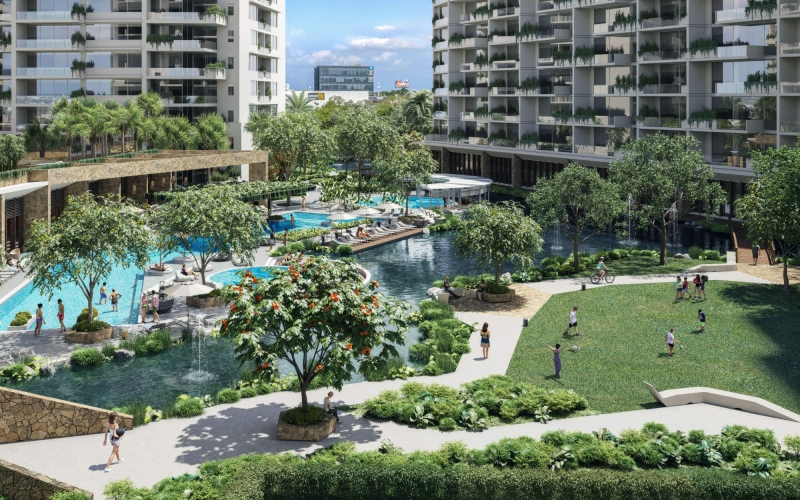 Condo con club de playa, alberca, Gimnasio, pista de jogging, area de asadores, Zona Norte, Merida