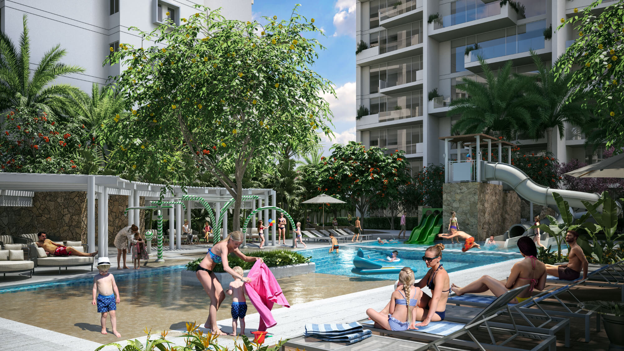 Departamento frente al mar con alberca,&nbsp; planta baja en venta, Chuburn&aacute;, Yucat&aacute;n