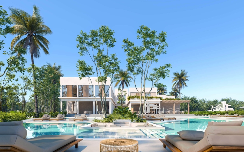 Condominium with terrace and service room, for sale, Playa del Carmen.1