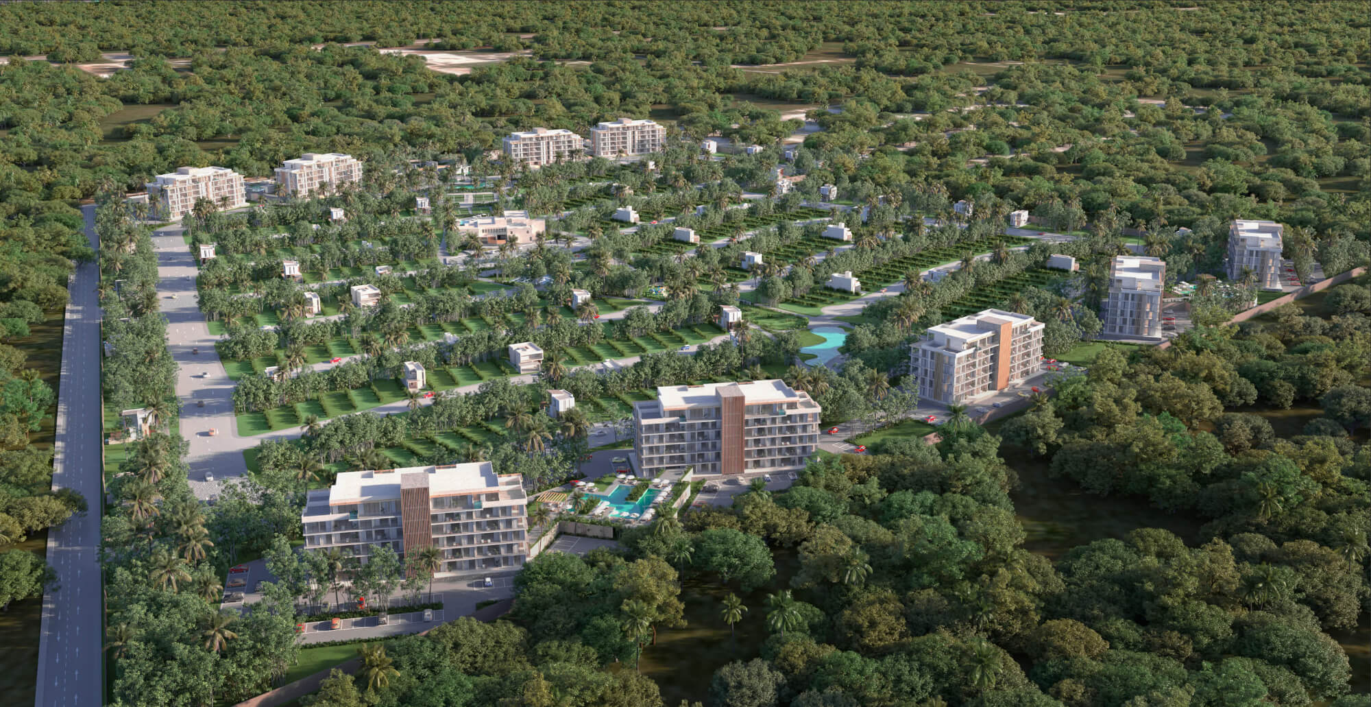 Studio on the 4th floor in Syrena for sale, Downtown Playa del Carmen