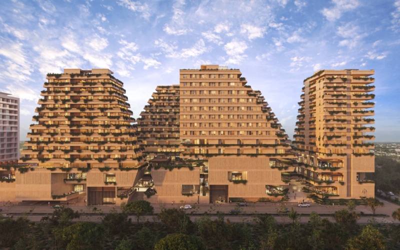 Condominio con alberca privada, simulador de golf, Cine, en venta, Zona Norte, Merida.