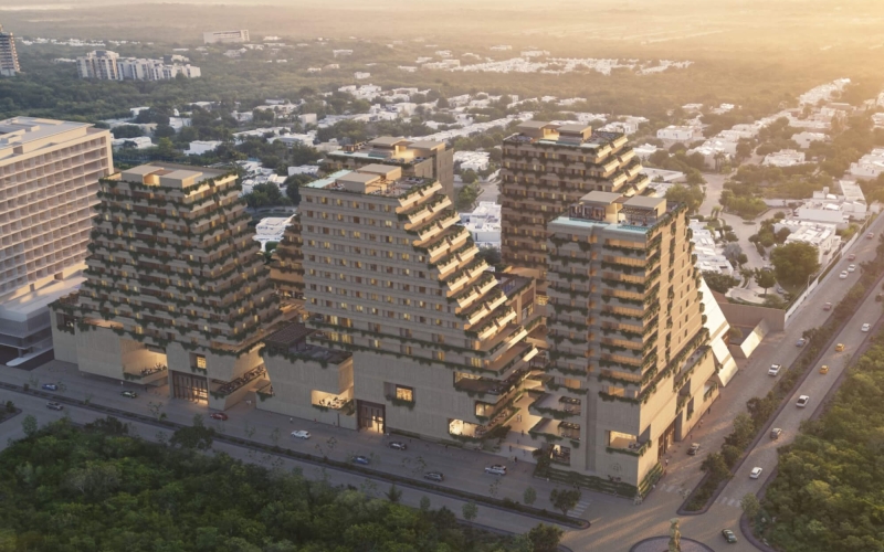 Condo with private pool, golf simulator, Cinema, for sale, North Zone, Merida.