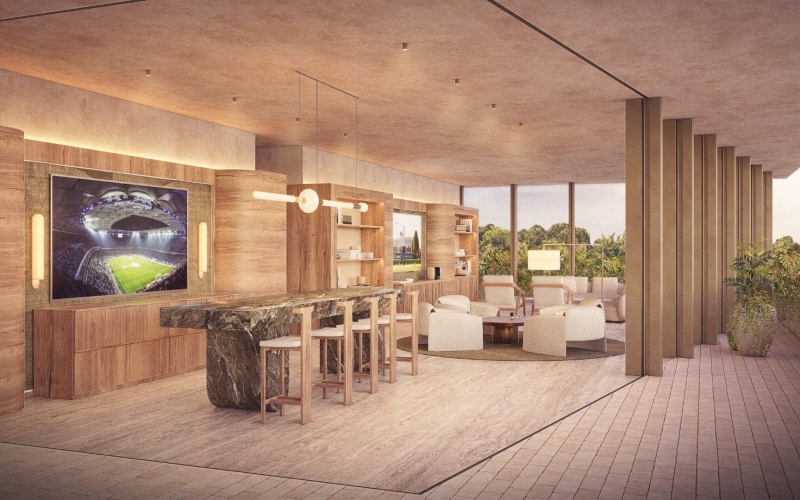 Apartment with private pool and service room, cinema, gym for sale, North Zone, Merida.