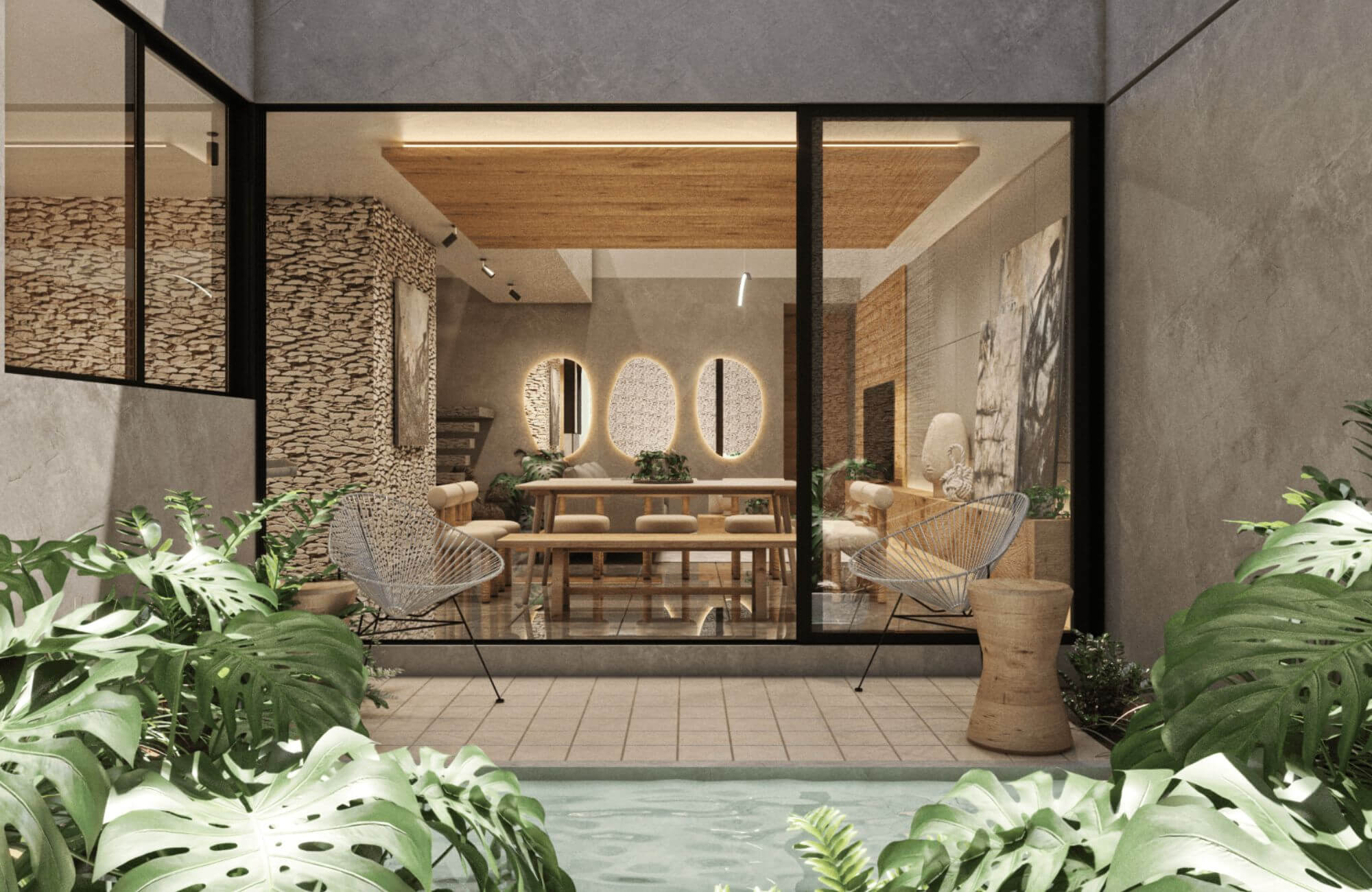 Two-level townhouse in gated community for sale, Montebello, M&eacute;rida