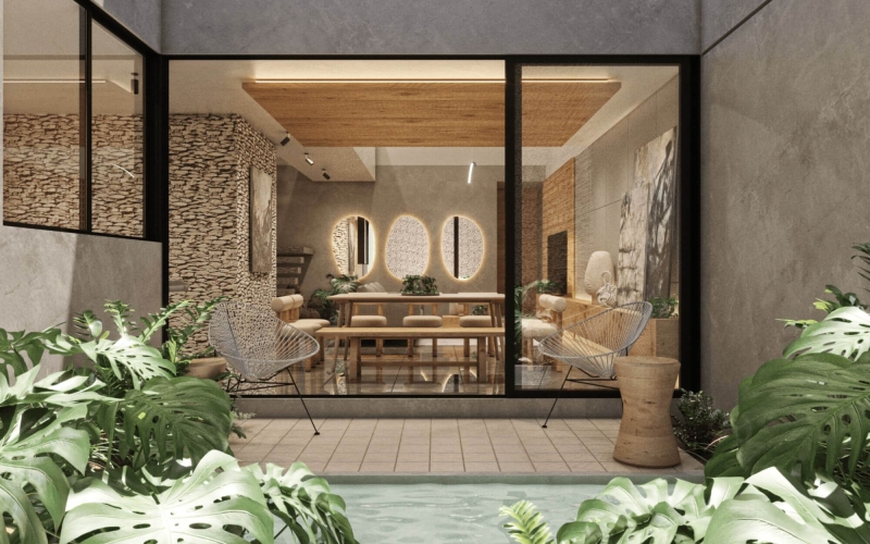 House with garden and private pool, for sale, Temoz&oacute;n Norte, Merida