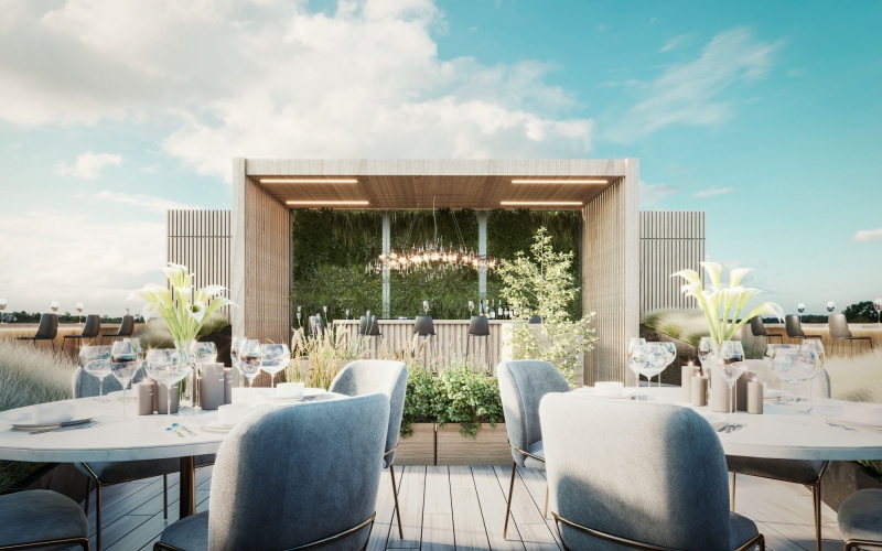 Condo with terrace, roofgarden, pre-construction, for sale,  Roma Norte, Mexico City