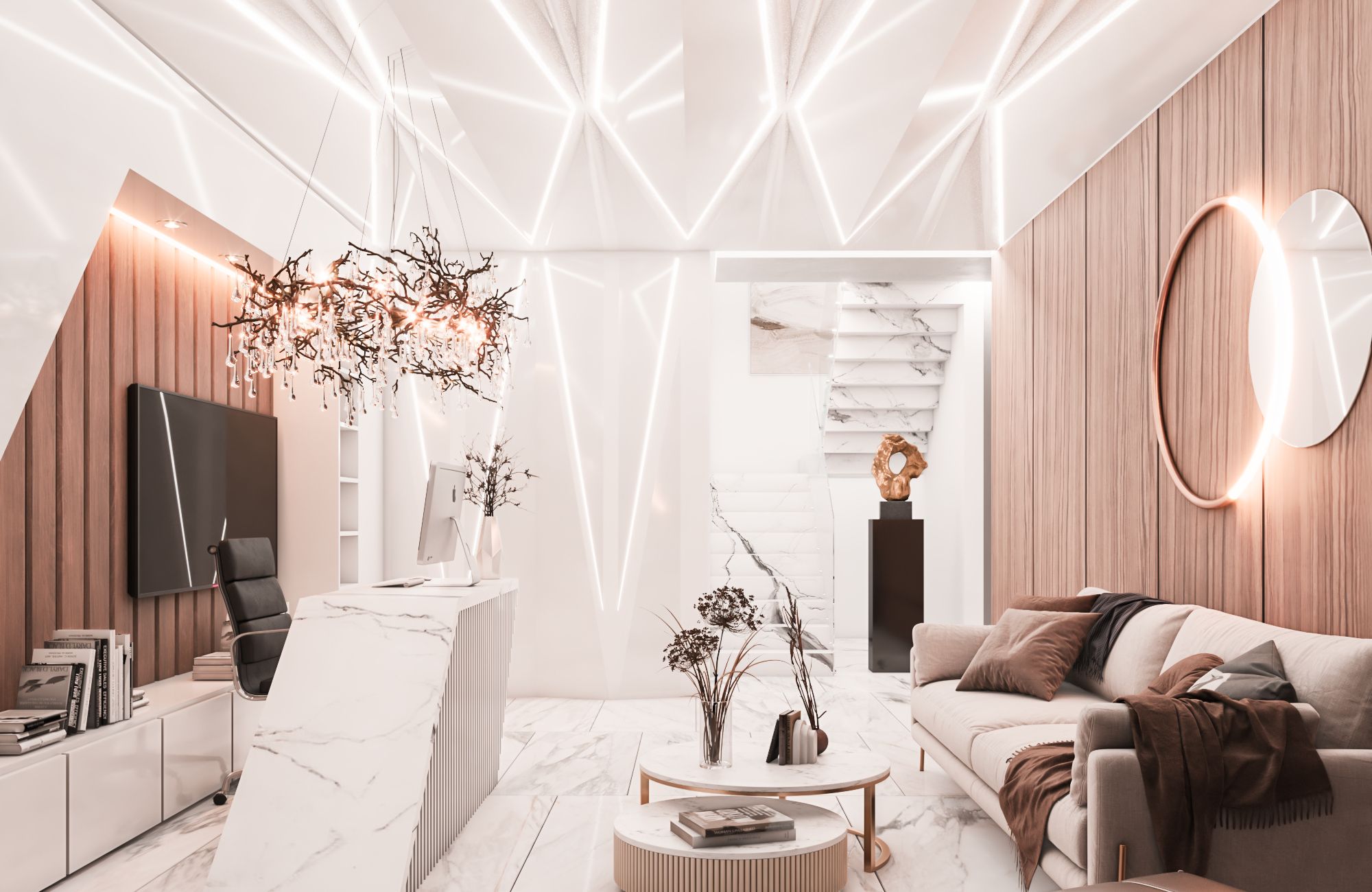 Condominium for sale with floor-to-ceiling windows, Miguel Hidalgo, Mexico City