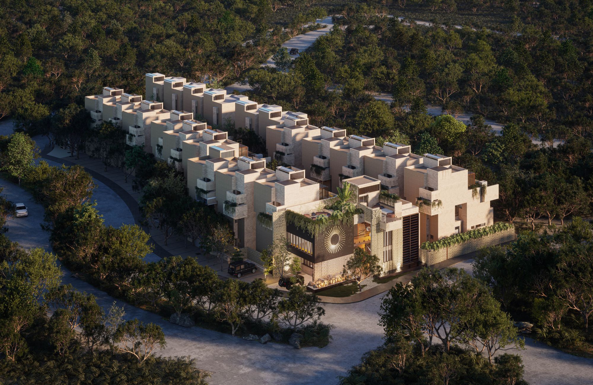 Double-height villa with pool, in Selvazama, with amenities, for sale Tulum.