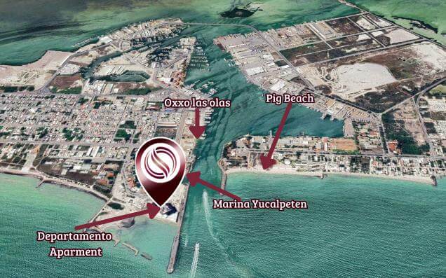 Luxury condo with terrace and private pool, for sale, Xcanat&uacute;n, M&eacute;rida.