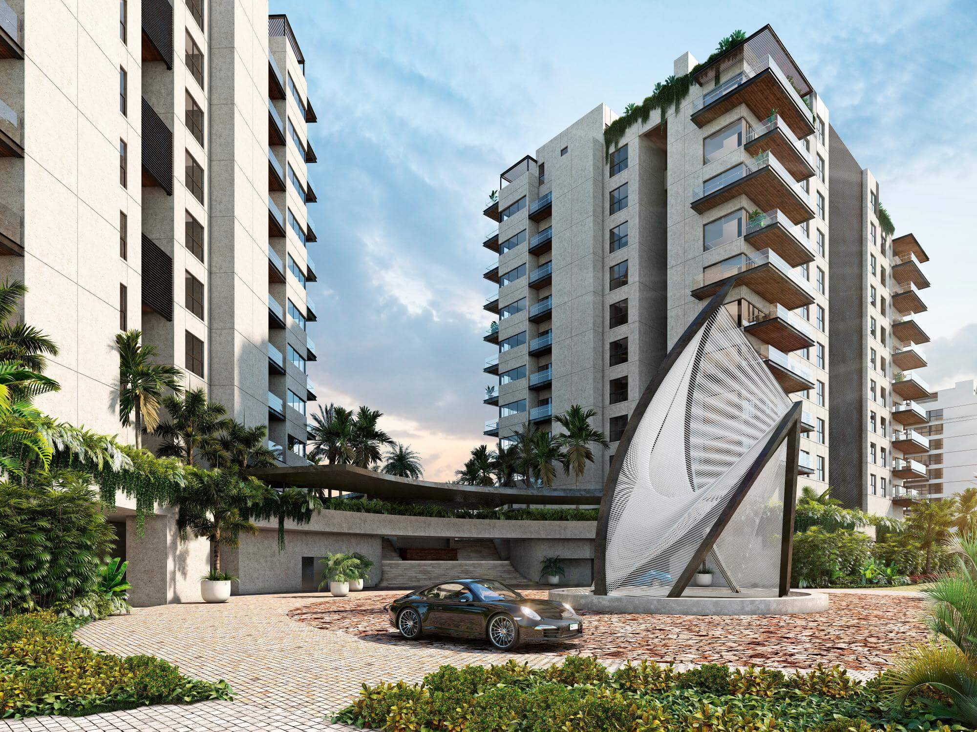 Luxury condo with terrace and private pool, for sale, Xcanat&uacute;n, M&eacute;rida.