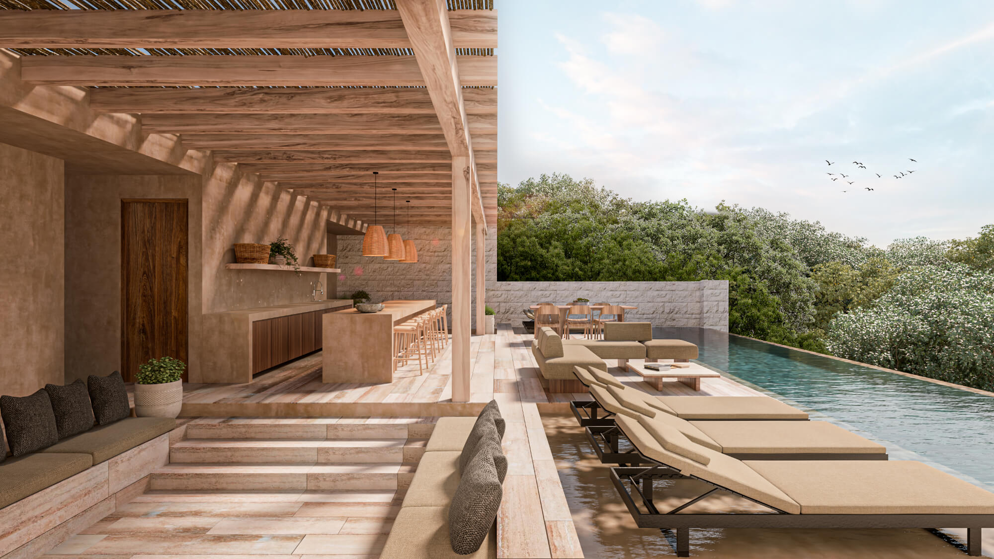 Moderno Penthouse con amenidades, cargador EV y Tesla y dron de pasajeros