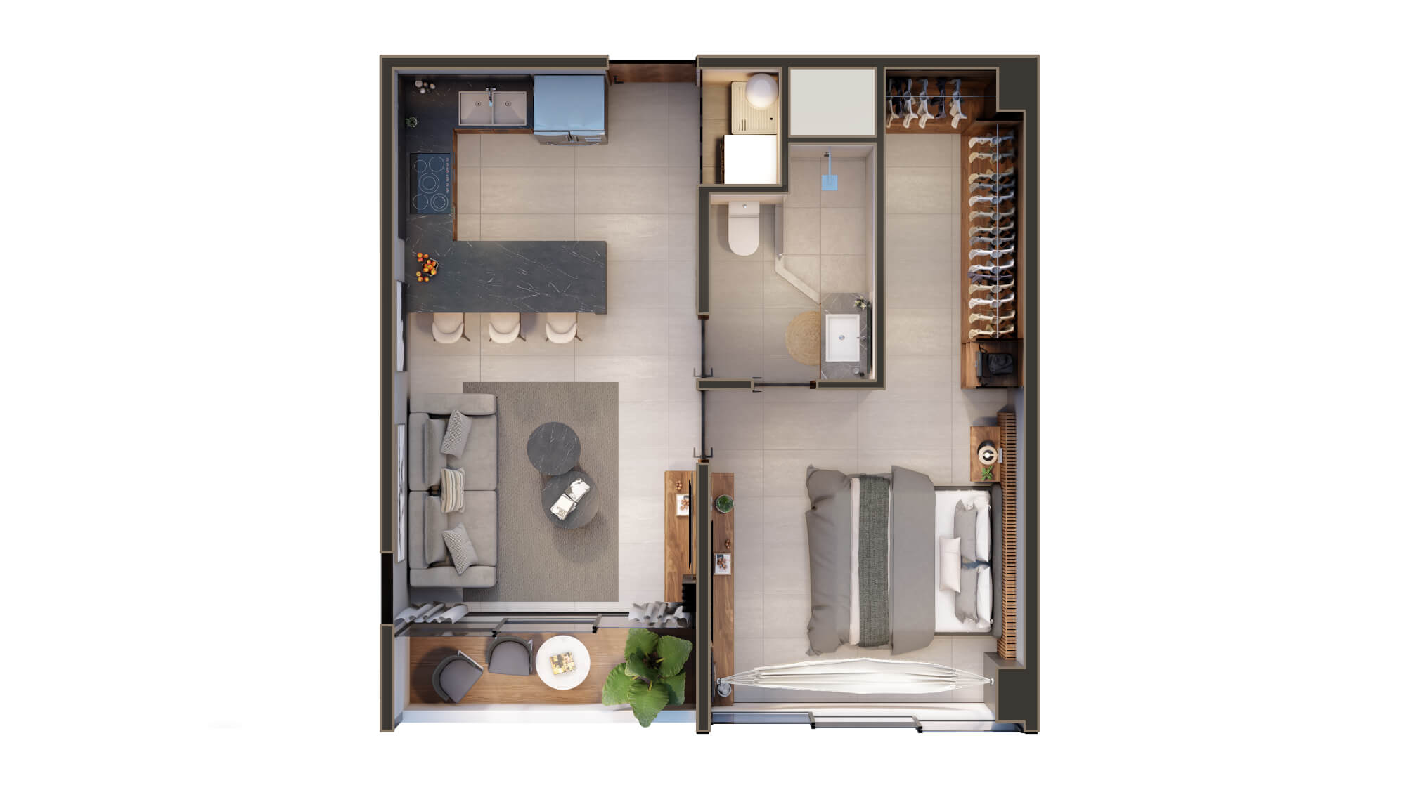 Ocean view condo with beach club,  bocce ball ,for sale Chicxulub Puerto, Merida