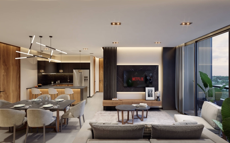 Condominium with garden, pool, terrace, sale, North Zone, M&eacute;rida.