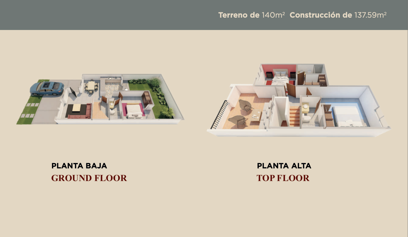 House in community with golf course, clubhouse with pool and jacuzzi, for sale Zirandaro, San Miguel de Allende.