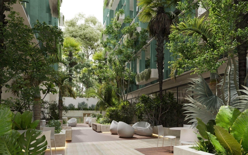 Condo for sale 550 meters from the beach, 5th Avenue, Playa del Carmen