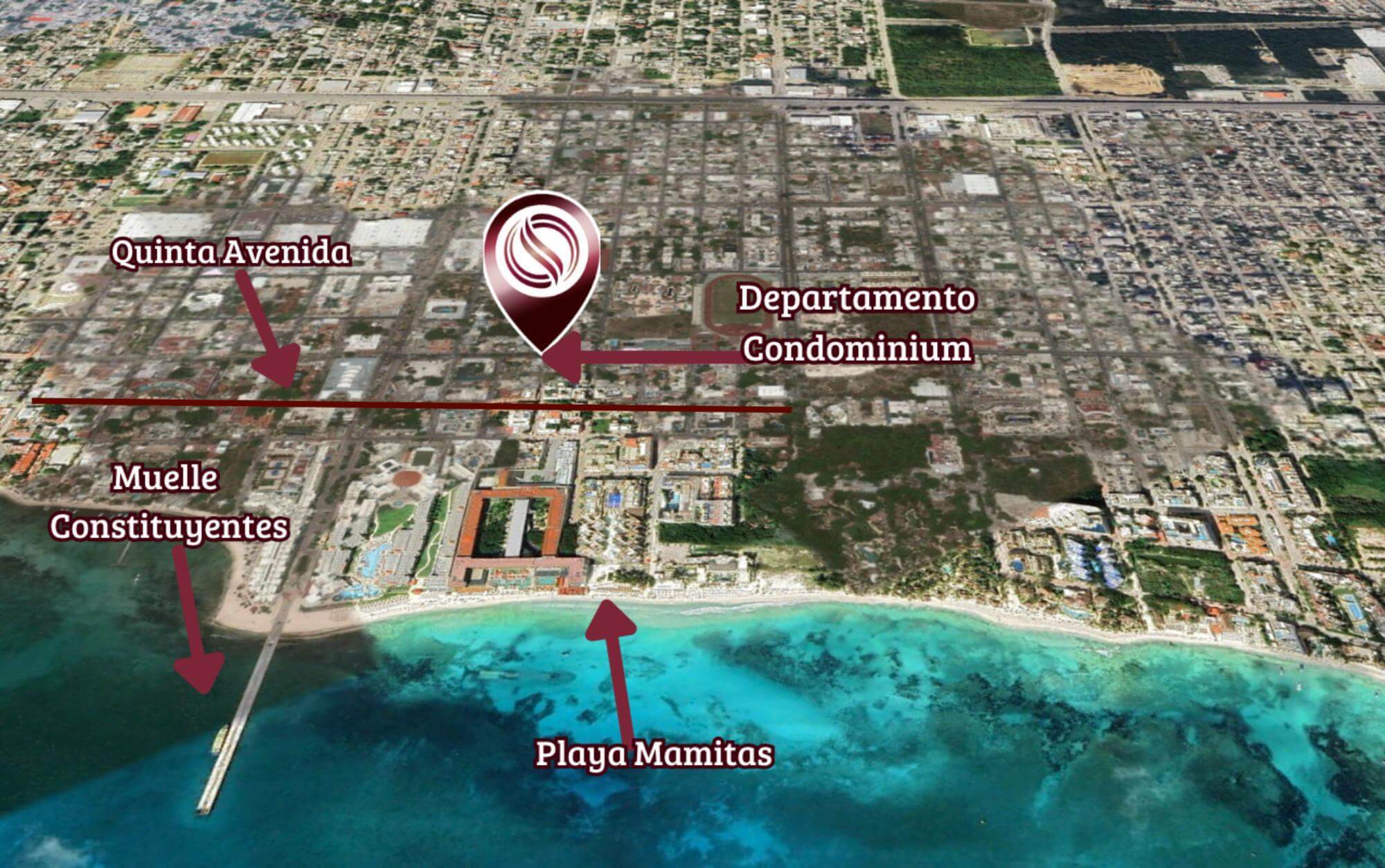 Penthouse-style studio, Furnished, for sale, Downtown, Playa del Carmen