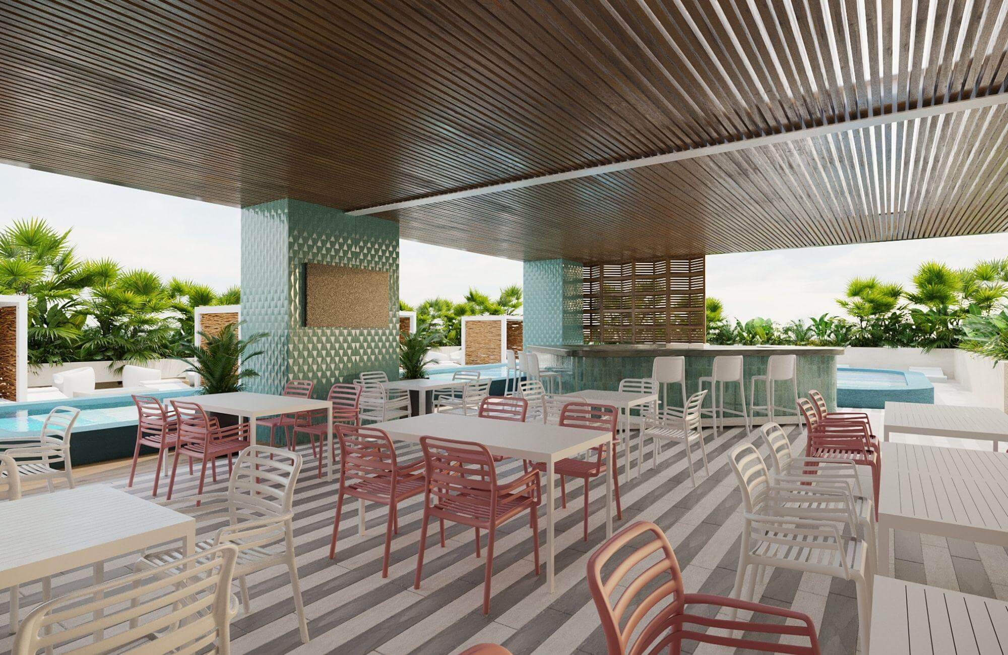 Penthouse-style studio, Furnished, for sale, Downtown, Playa del Carmen