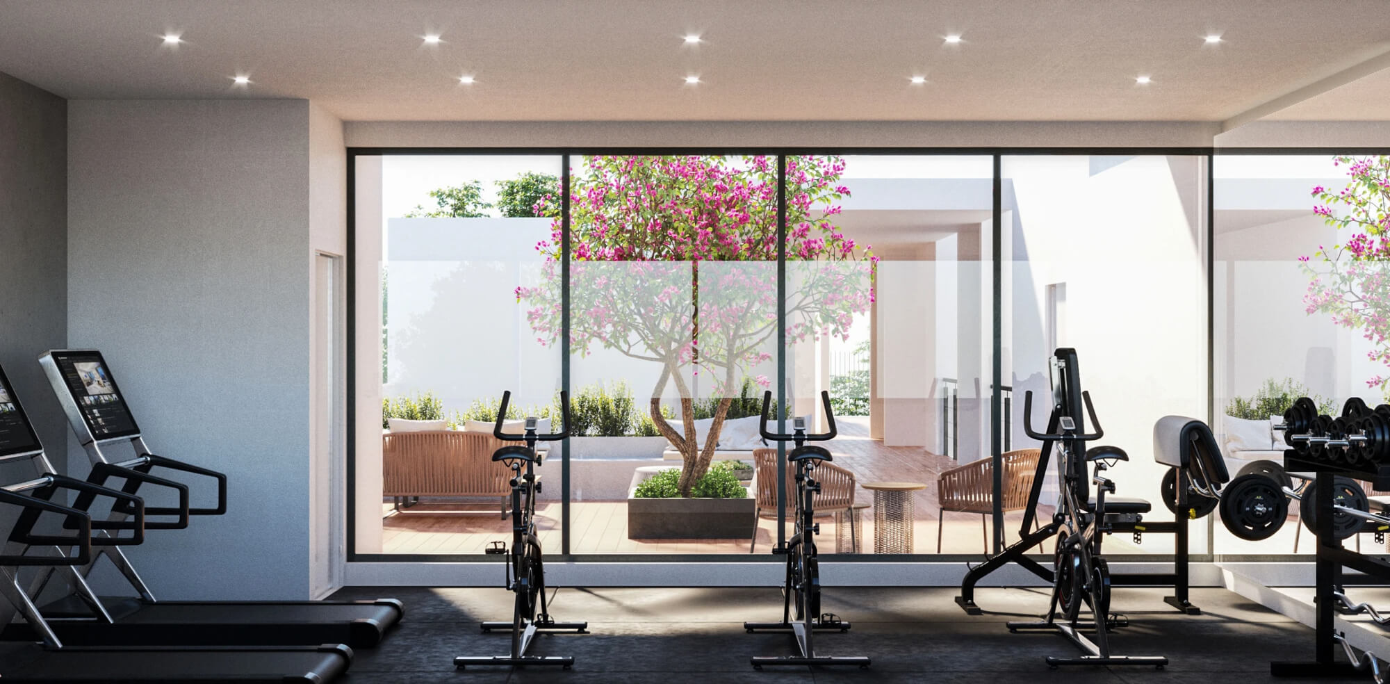 Condo with spa pool, gym, for sale in Polanco, Mexico City.