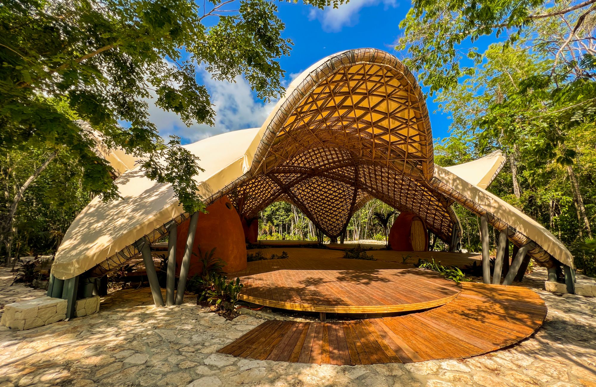 529 sqm residential land with pool in a gated community, Tulum.