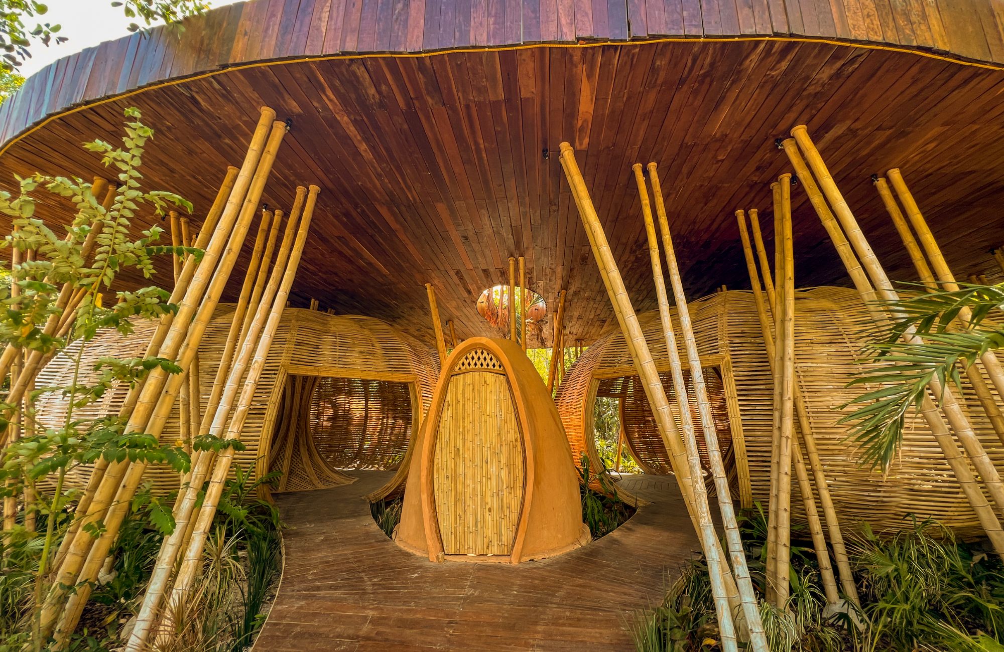 Land with clubhouse, private community surrounded by nature for sale Tulum.