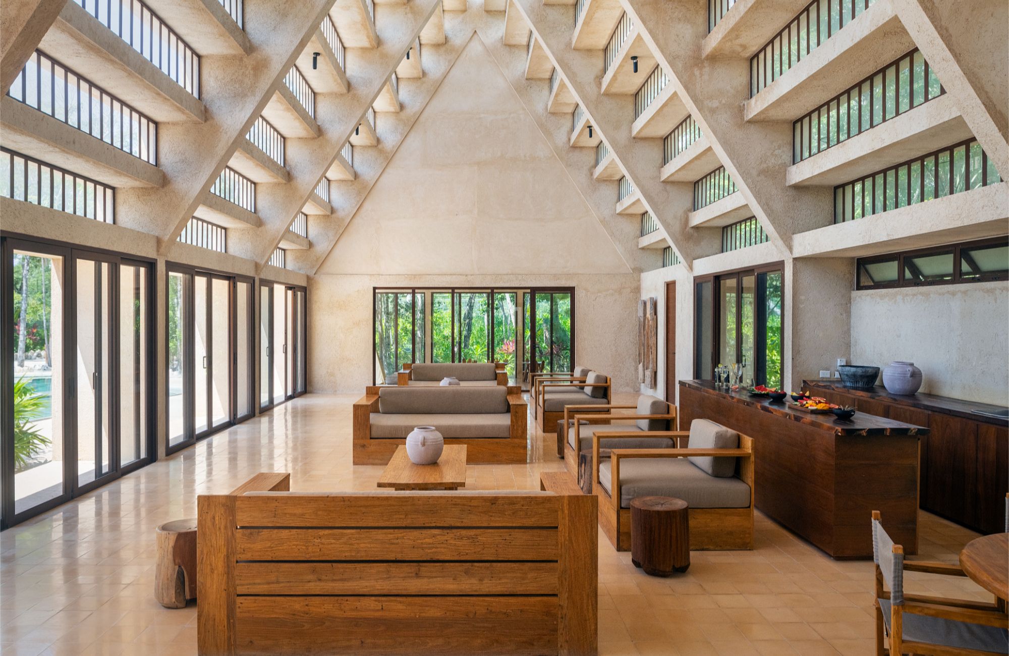 Land with clubhouse, private community surrounded by nature for sale Tulum.