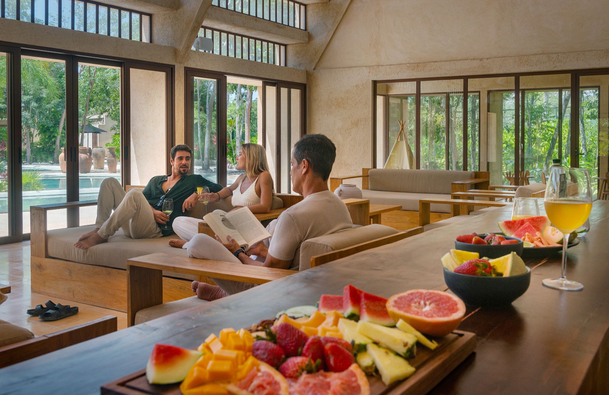 Land with clubhouse, private community surrounded by nature for sale Tulum.