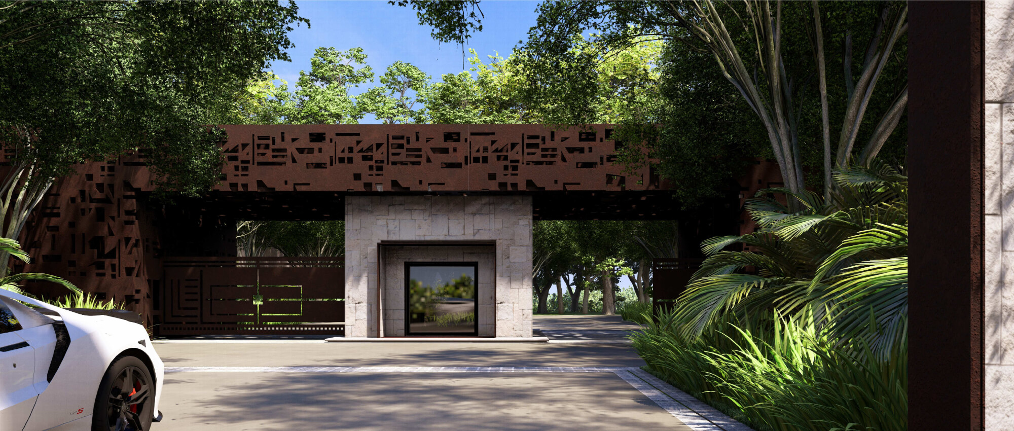 Condominium with cenote, pool, 400 meters from the beach, on the golf course, pre-construction-sale Playacar