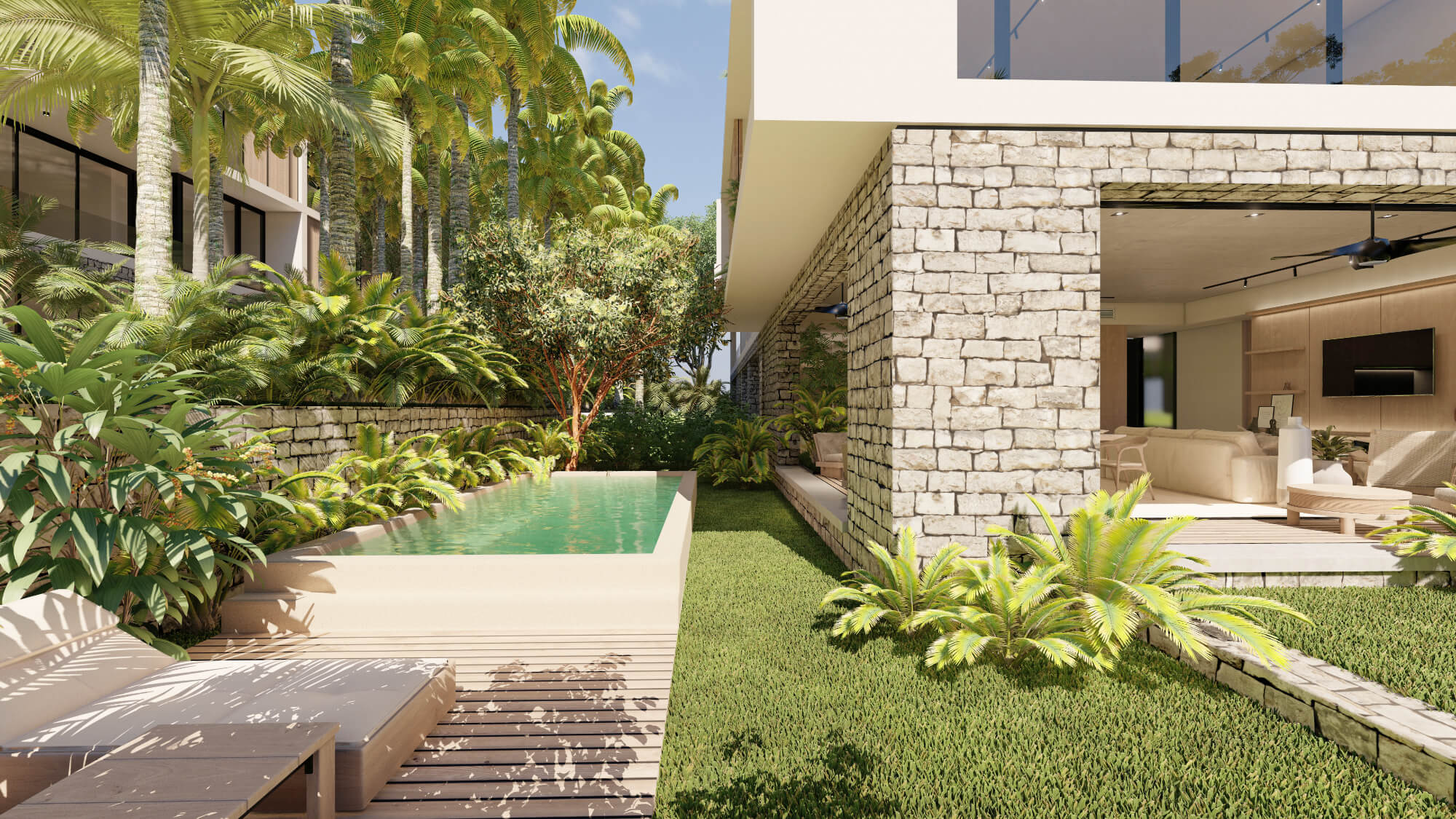 Condominium with private pool, panoramic terrace, in Playacar, clubhouse with 4 pools, playground for children, Pet zone, gym, clubhouse, re