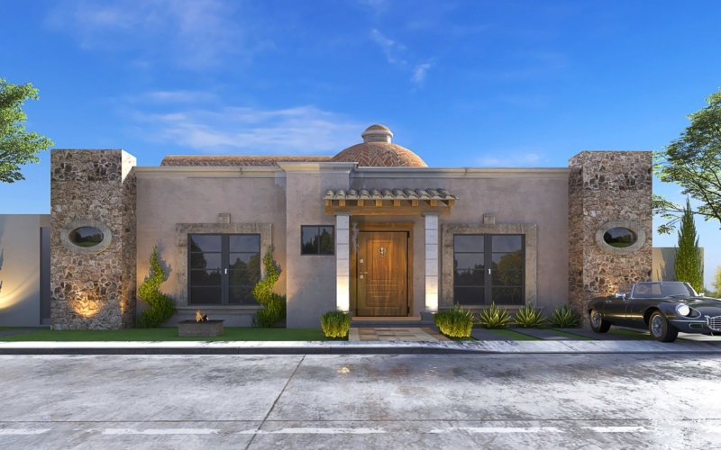 House with Garden and Pool, Pre-construction, Atotonilco, San Miguel de Allende