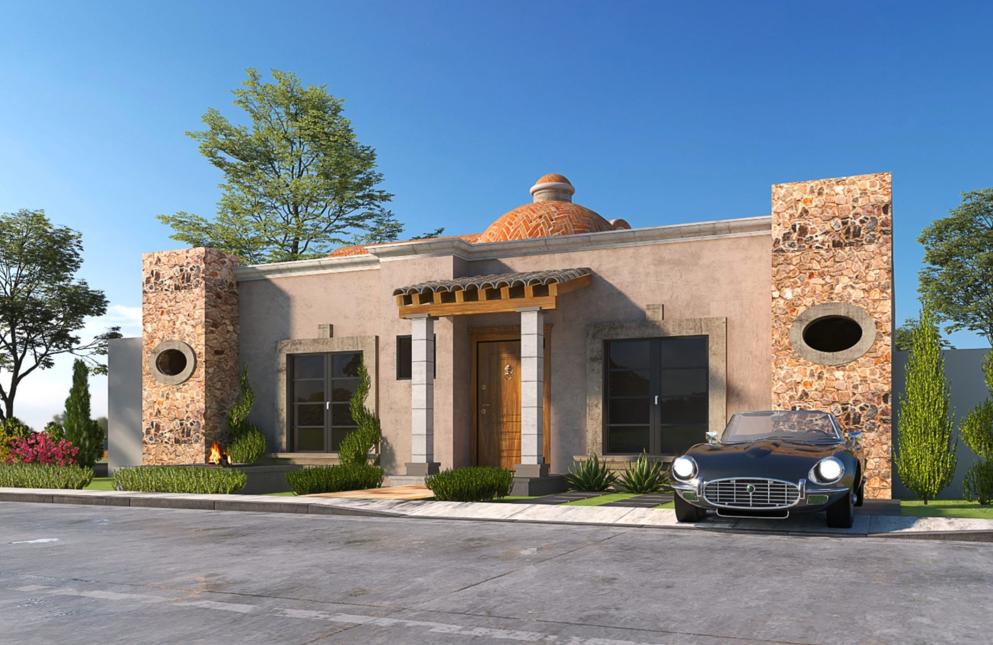 4 bedroom house community with golf course, clubhouse with pool, for sale, San Miguel de Allende.