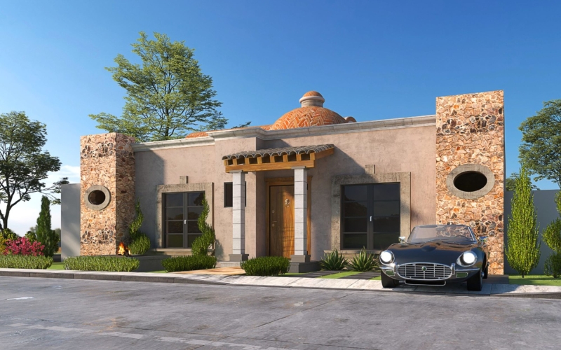 House with Pool and Garden, Pre-construction, Atotonilco, San Miguel de Allende