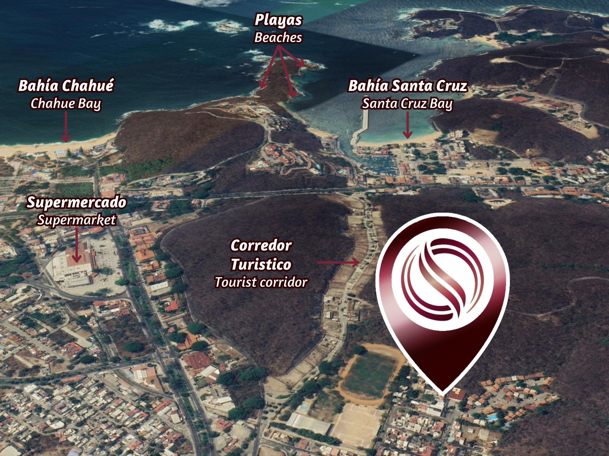 Reduced price, Multifamily Land (flattened and ready to build) for sale in Sector H, La Crucecita, Huatulco.