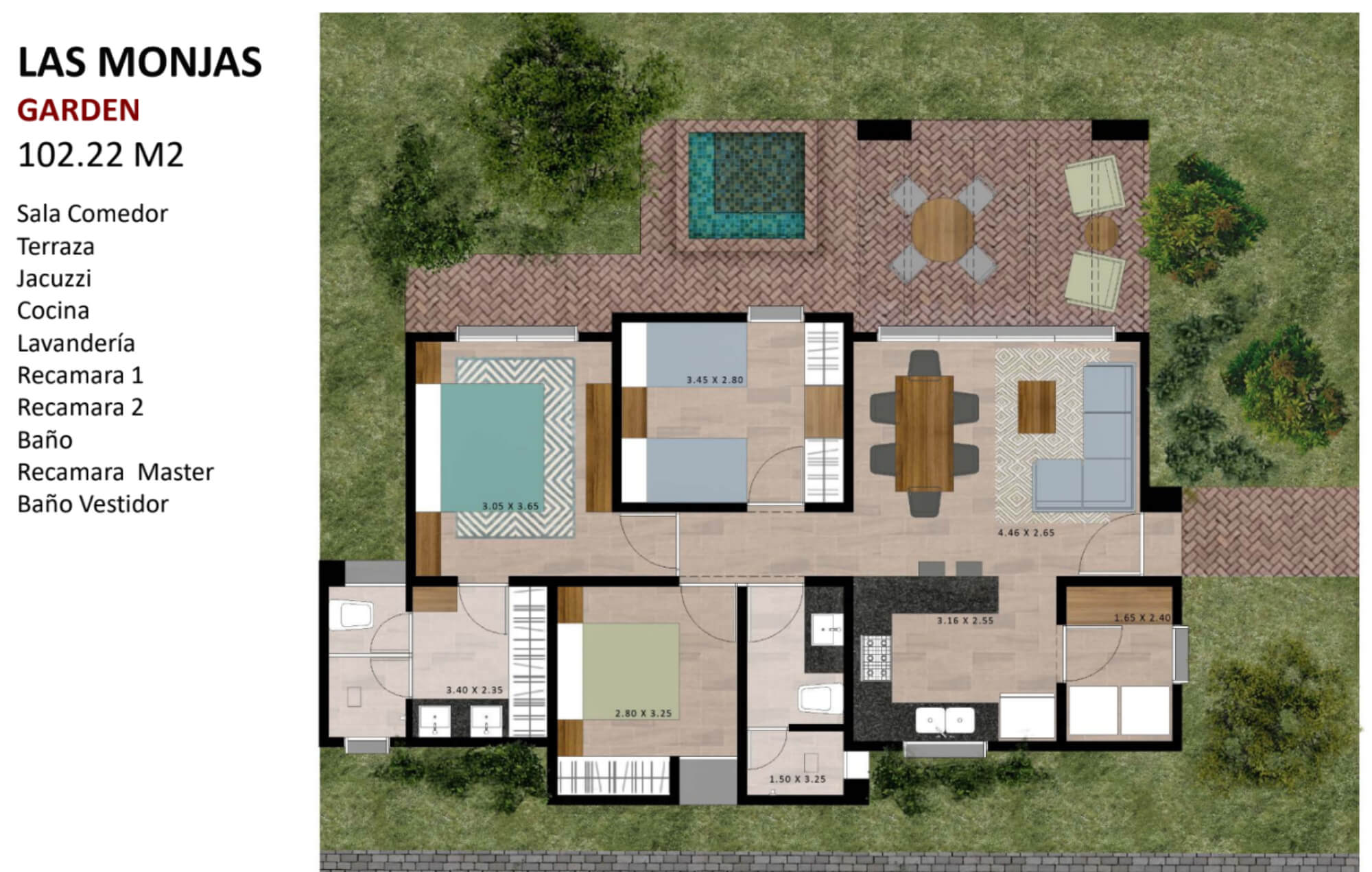 Condominium with clubhouse, pool and gym, sports fields and more, for sale, San Miguel De Allende.