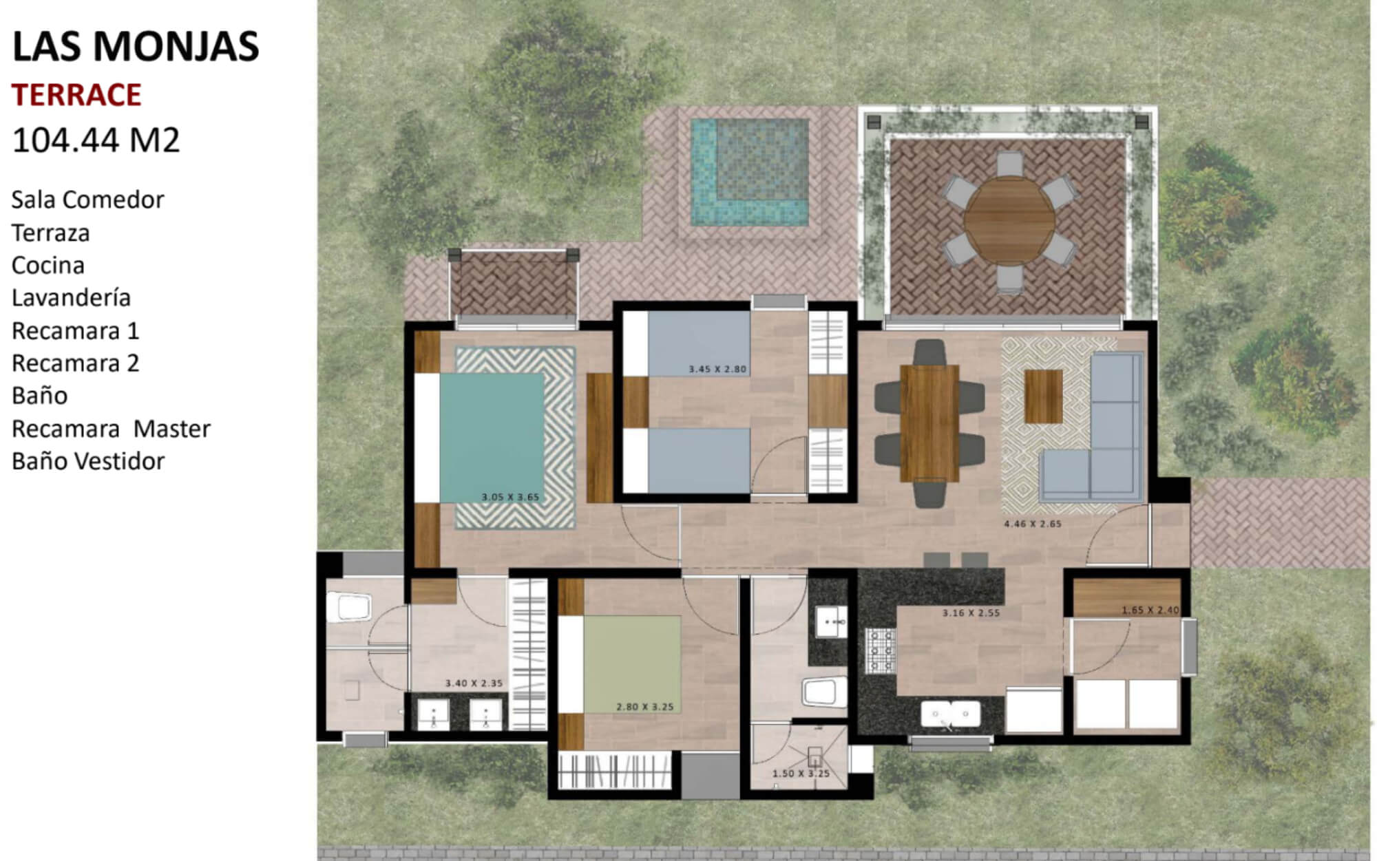 Condominium with clubhouse, pool and gym, sports fields and more, for sale, San Miguel De Allende.