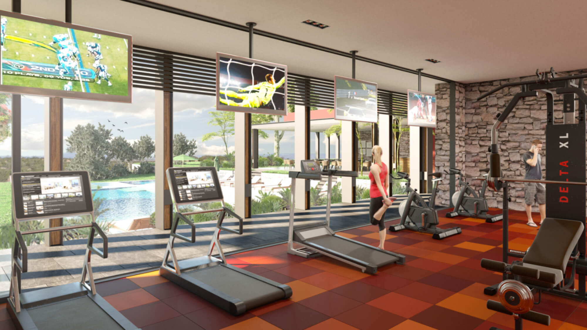 Ground floor condo with garden, clubhouse, pool and gym, sports fields and more, for sale, San Miguel De Allende.