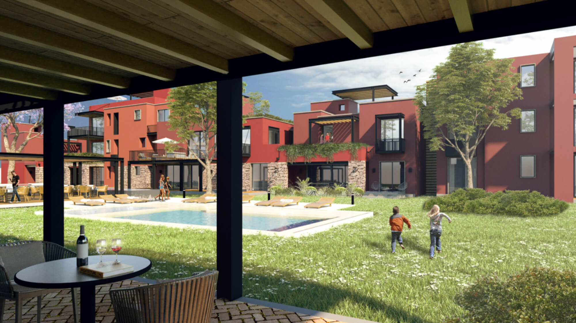 Condo Planta baja con jard&iacute;n, casa club, alberca y gym, venta, Carretera San Miguel, San Miguel De Allende.