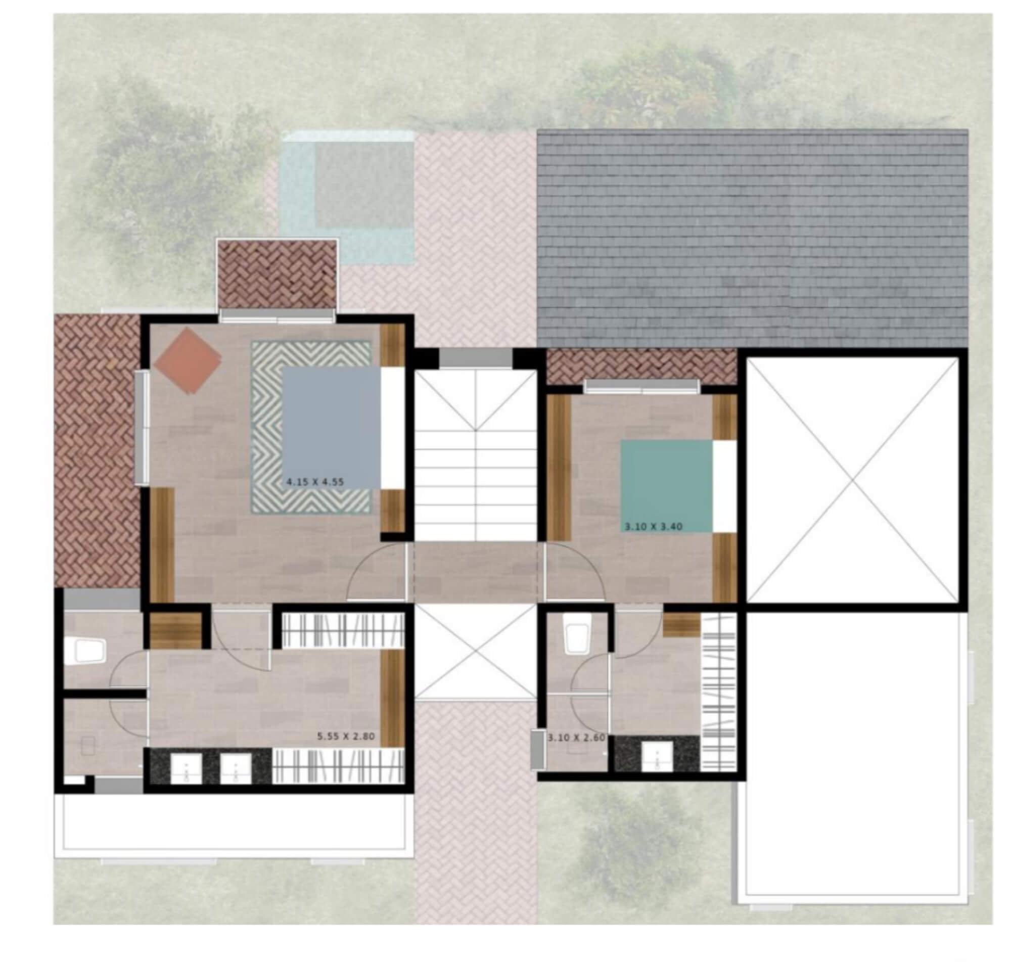 Apartment with garden, private jacuzzi and Terrace, for sale, La Lejona, San Miguel de Allende